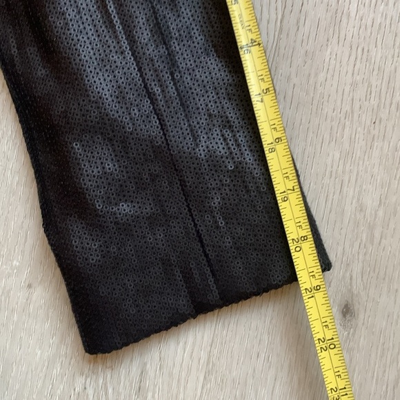 Nicole Miller Black Sequin Blazer size S classic elegant cocktail holiday - Picture 8 of 13